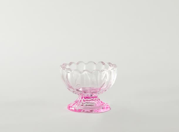 B-KG-126P KG 玻璃飯碟(粉紅)