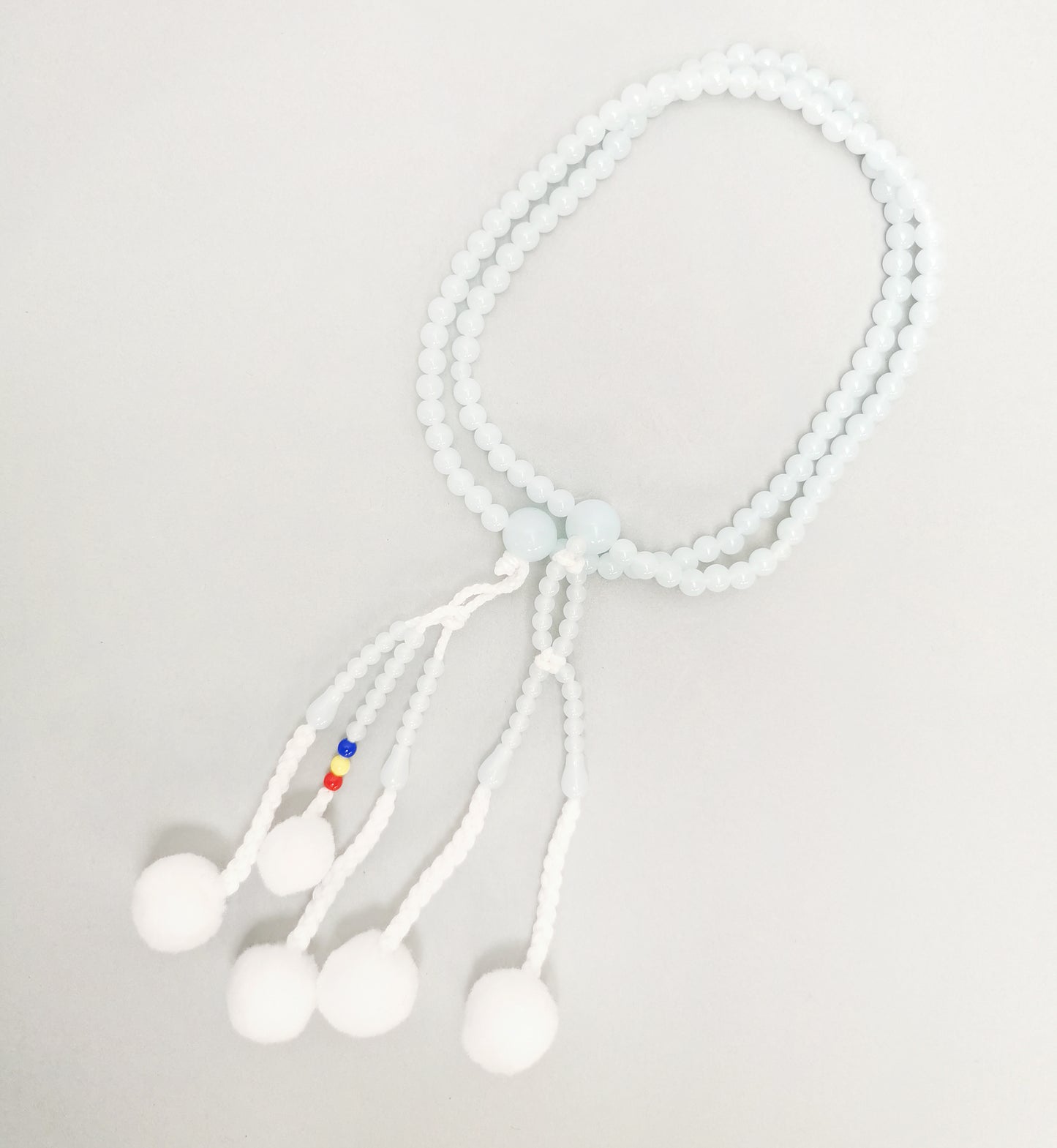 D-SU-038CH SU-淺藍色膠唸珠(三色珠入)