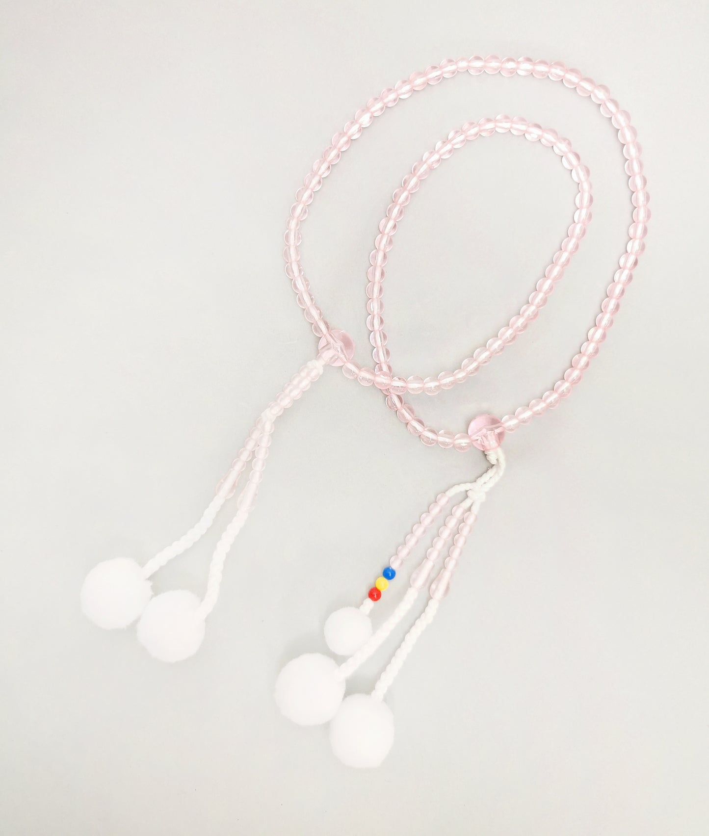 D-SU-038RD SU-紅色膠唸珠(三色珠入)